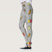 Collants rayés Fast Food (Gauche)