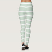 Collants rayés vert et blanc (Dos)