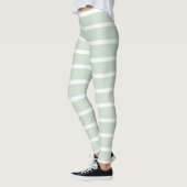 Collants rayés vert et blanc (Gauche)