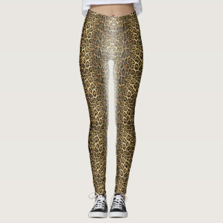 Collants réalistes léopard