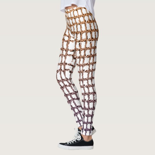 Collants résille beige (Gauche)