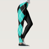 Collants Rétro Argyle Demi-Jambes (Droite)