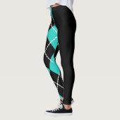 Collants Rétro Argyle Demi-Jambes (Gauche)
