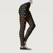 Collants rétro rockabilly cerise (Droite)