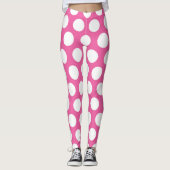 Collants rose à pois géants Love Bug (Devant)