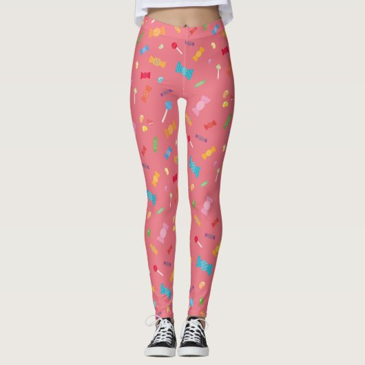 Collants rose bonbon (Devant)