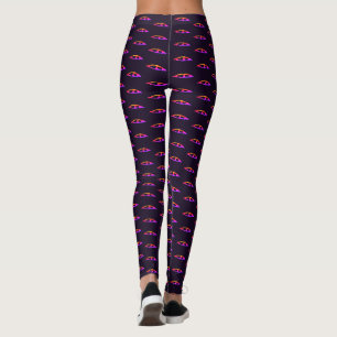 Collants rose foncé Purple Eye