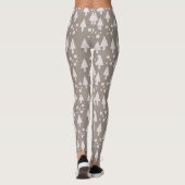 Collants rose marron neige de Noël (Dos)