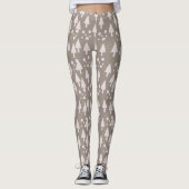 Collants rose marron neige de Noël (Devant)