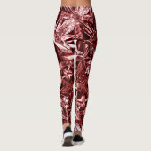 Collants rose profond métallisé abstrait 101 (Dos)