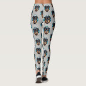 Collants Rottweiler avec Casque 4 (Dos)