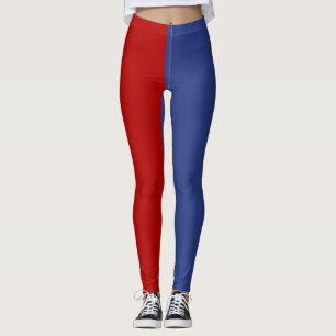 Collants rouge bleu orange