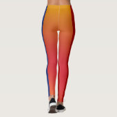 Collants rouge bleu orange (Dos)