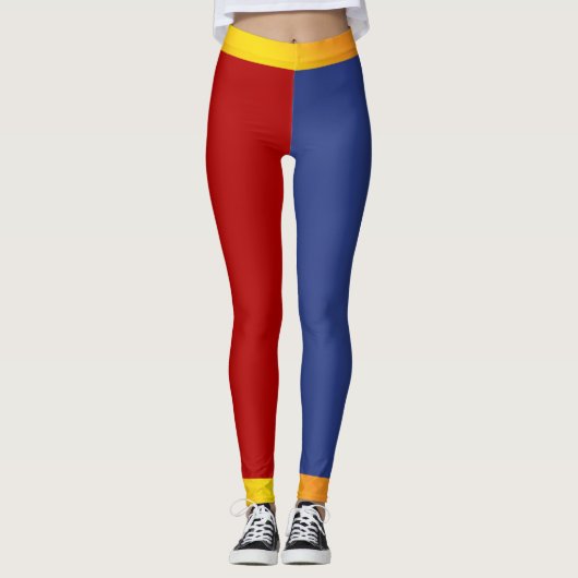 Collants rouge bleu orange (Devant)