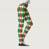Collants Rouge Et Vert Argyle (Droite)