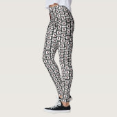 Collants rouge noir et blanc pour femmes (Gauche)