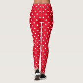 Collants rouges à pois blancs (Dos)