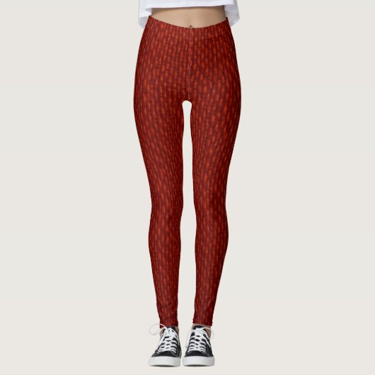 Collants Rouges – Audacieux, Confortables & Élégan (Devant)