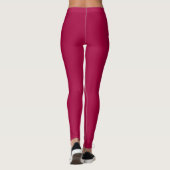 Collants rouges avec rayure latérale blanche et te (Dos)