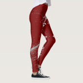 Collants rouges de Noël élégants . (Droite)