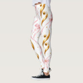 collants rubans roses et noeuds (Gauche)