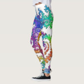 Collants spirale néon cosmos (Gauche)