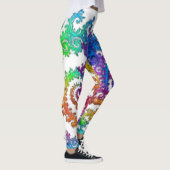 Collants spirale néon cosmos (Droite)