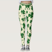 Collants St. Patrick's Day Shamrock Swagger (Devant)