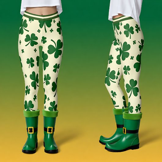 Collants St. Patrick's Day Shamrock Swagger