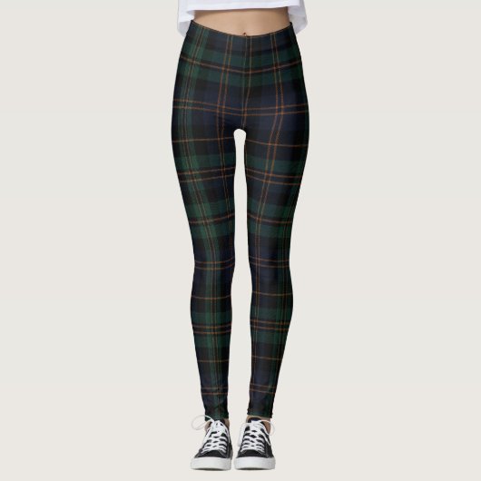 Collants Tartan Minuit (Devant)