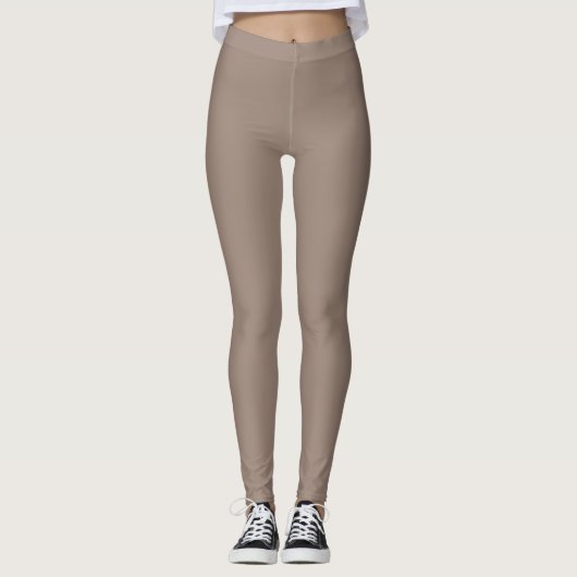 Collants Taupe | Confort Chic | Du Gymnase à la Ru (Devant)