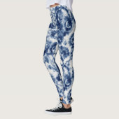 Collants Tie Dye Spirale Bleue (Gauche)