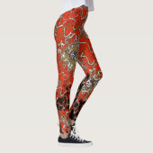 Collants Tourbillon Rouge Or (Droite)