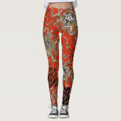 Collants Tourbillon Rouge Or (Devant)