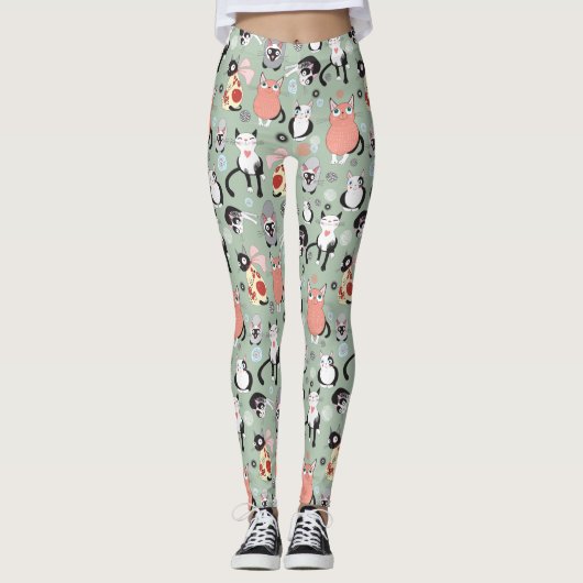 Collants Toutes les Pattes de Chat (Devant)
