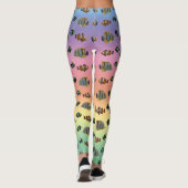 Collants Tropical Fish Frenzy (Arc-en-ciel) (Dos)
