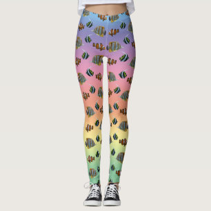 Collants Tropical Fish Frenzy (Arc-en-ciel)