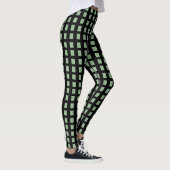 Collants Vert Noir Carré (Droite)