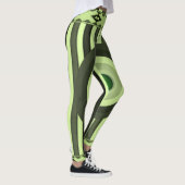 collants verts noirs pour femmes (Droite)