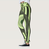 collants verts noirs pour femmes (Gauche)