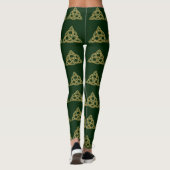 Collants verts Trinity Knot (Dos)