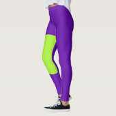 Collants violets et verts (Gauche)