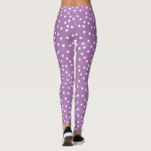 Collants violets mignons et soignés à pois (Dos)