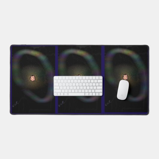 Collapsing Supernova, Expanding Ring Desk Mat (Clavier et souris)