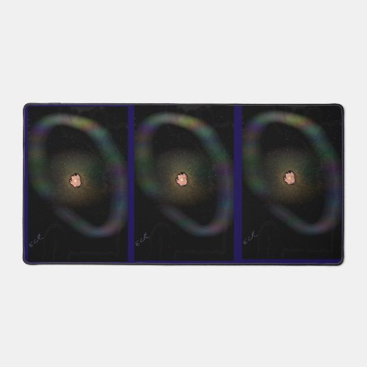 Collapsing Supernova, Expanding Ring Desk Mat (Voorkant)