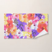 Collarge Hibiscus En Verre Tiré, (Serviette à main)