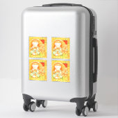 COLLATION DU COUCHER 14" (4 Petits) Autocollant vi (Sur valise)
