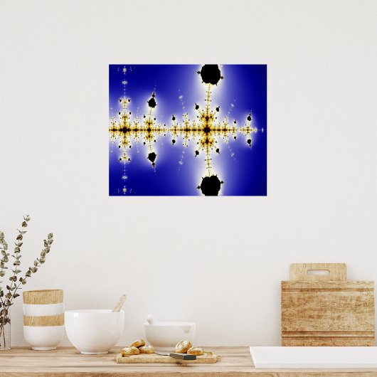 Collatz Mathematical Mandelbrot Fractal Poster (Keuken)