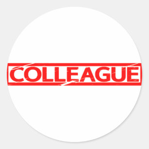 Colleague Stamp Ronde Sticker