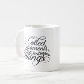 Collect Moments Not Things Coffee Mug -Inspiration (Devant gauche)